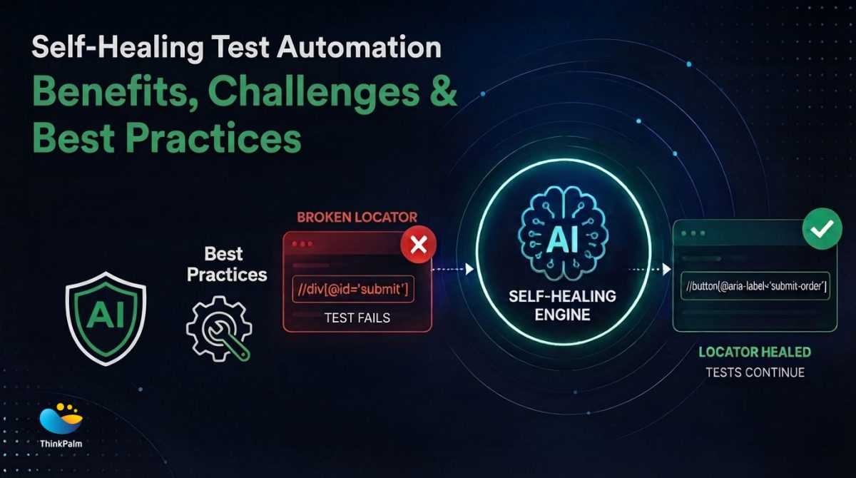 Self -healing test automation, benefits, challenges and Best Practices