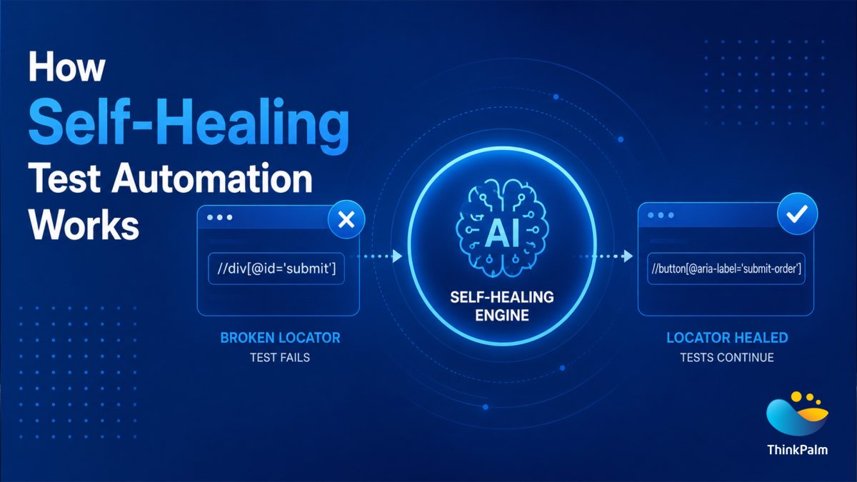 How self-healing test automation works