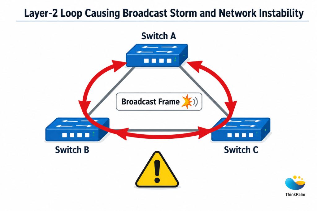 Network Instability Caused by Layer-2 Loop