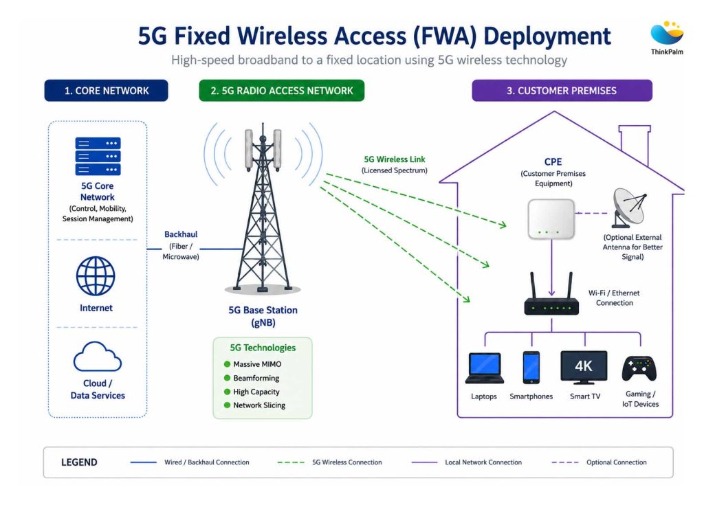 5G Fixed Wireless Access (FWA) Deployment